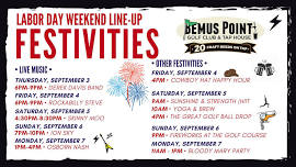 Labor Day Weekend at Bemus Point Golf Club & Tap House