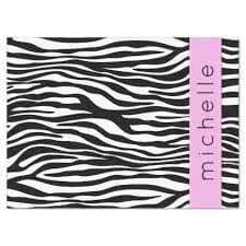 Your Name Animal Print Zebra Black Pink Tissue Paper Dokular Zebra Anatomi Cizimi