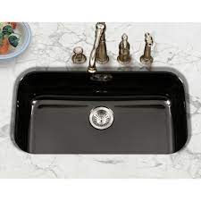 Compareclick to add item tuscany® undermount 31 stainless steel double bowl kitchen sink to the compare list. Houzer 31 Porcelain Enamel Steel Undermount Kitchen Sink Pcg 3600 Bl The Sink Boutique
