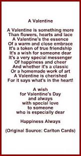 Poem Or Verse For Wife Or Husband For Valentine S Day Valentine Verses Valentines Poems Valentine Poems For Husband
