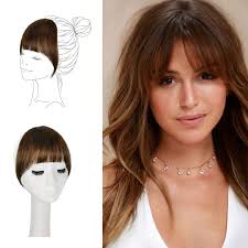 This style exudes power and elegance, providing you superb comfort and confidence. Amazon Com Feshfen Clip In Bangs Human Hair Fringe Bangs Clip On French Bang With Temples One Piece Hairpiece Extension For Women Girls Beauty