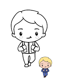 Parents may receive compensation when you click through and purchase from links contained on this website. Cute Kawaii Boy Coloring Page With Sample Coloring Pages Coloring Pages For Boys Kawaii Boy