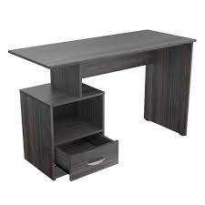 Check out the plan below! Inval 47 2 In Rectangular Tobacco Chic Multi Level Writing Desk With One Drawer Es 14803 The Home Depot