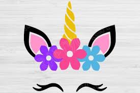 Kids Unicorn Svg File Unicorn Face Svg Graphic By Tiffscraftycreations Creative Fabrica