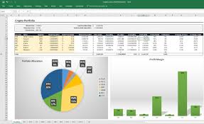 ive created an excel crypto portfolio tracker that draws