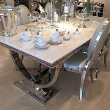 Dining room sets can have up to 8 chairs, perfect for those who love to throw an intimate dinner with a group of close friends. China Mirrored Dining Table Set Tempered Glass Hotel Furniture China Dining Table Dining Set