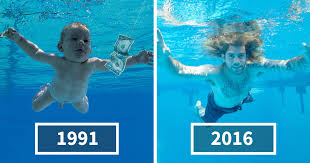 Pa/pa wire urn:10729872 (press association via ap images. Baby From Nirvana S Album Cover Recreates Iconic Photograph 25 Years Later Bored Panda