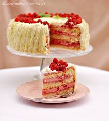 Pyszny Tort Malinowy Przepis Cake Recipes Cake Desserts Homemade Sweets