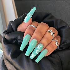 Follow for daily nails inspiration 😍 dm for credit and removal 🙂 👇best game👇#ad theplug.co/nsn/22333/73890. Pinterest Truubeautys Teal Acrylic Nails Teal Nails Acrylic Nails