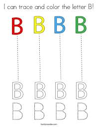 In some other languages, it is used to represent other bilabial consonants. I Can Trace And Color The Letter B Coloring Page Twisty Noodle
