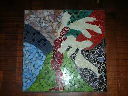 Mosaic in Donna Corbani style