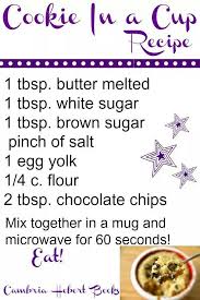 Seems Simple Enough For A Midnight Snack Mug Recipes Cookie Cups Cookie Cups Recipe