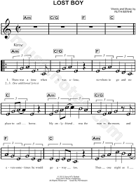 Browse our 28 arrangements of lost boy. sheet music is available for piano, voice, guitar and 30 others with 16 scorings and 3 notations in 6 genres. Ruth B Lost Boy Sheet Music For Beginners In A Minor Download Print Sku Mn0162752