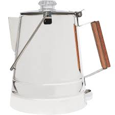 How to percolate camp coffee will show you how to use a percolator on a camp stove, over a fire or at home. Butte Camping Percolator 14 Cup Campfire Coffee Pot Coletti Coffee