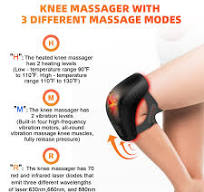 iKeener Kabelloses Kniegelenk-Massagegerät, Intelligente Vibrationsmassage  und Airbag Kompression Massage, Tiefe Hitze für Kniegelenk ...