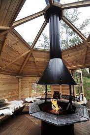Finnish Grill House Google Search Geodesic Dome Homes Outdoor Fireplace Designs Dome House
