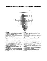 The crossword solver found 20 answers to the light musical drama crossword clue. Sound Crossword Worksheets Teaching Resources Tpt