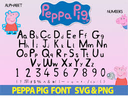 Font Peppa Font Svg Peppa Pig Font Svg Peppa Pig Alphabet Svg Peppa Pig Numbers Svg Peppa Pig Letters Svg Peppa Pig Font Png Lettering Alphabet Peppa Pig Peppa