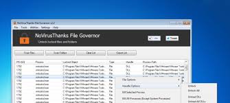Well, i clicked on the file properties and i do not see the pictured section that the . Unlock Locked Files Folders With File Governor Novirusthanks