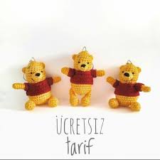 Amigurumi Turkiye Ayicik Anahtarlik Tarifi Winnie The Pooh Amigurumi Hello Kitty