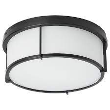 Whether you're looking for a low hanging chandelier, an intricately designed pendant lamp or a ceiling track of spotlights, you'll find plenty to choose from in our range. Kattarp Ceiling Lamp Glass Black Ikea