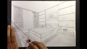 Drawing and painting 1 freshman year of highschool. Bedroom Two Point Perspective Drawings Novocom Top
