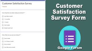 Customer satisfaction defines your customer happiness. How To Make Customer Satisfaction Survey Form Using Google Forms Youtube