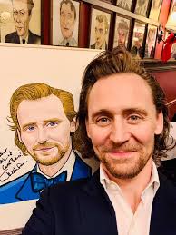Today Tom Hiddleston was honored at Sardi's Restaurant with a portrait!  He's so humbled to be honored at such an iconic New York City landmark and  be welcomed with open arms into