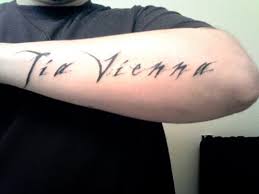 All places on the body are good to make name tattoo. Hand Manu Name Tattoo Designs Novocom Top