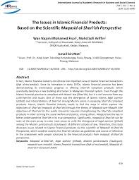 V malaysia menghantar bantuan makanan kepada mansa perang di bosnia herzegonia yang mengalami masalah akibat serangan serb. Pdf The Issues In Islamic Financial Products Based On The Scientific Maqasid Al Shari Ah Perspective