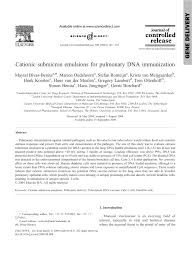 Get access to exclusive content and experiences on the world's largest membership platform for artists and creators. Pdf Cationic Submicron Emulsions For Pulmonary Dna Immunization