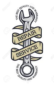 Repair Service Spanners And Ribbon For Your Text Royalty Free Cliparts Vectors And Stock Illustration Imag In 2020 Mechanic Logo Design Garage Logo Mechanics Logo
