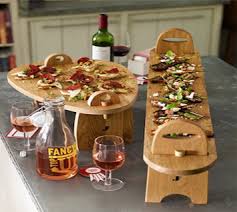Our American Oak Anti Pasti Platters What A Fantastic Idea Raising Food To Utilise Table Space Kase Party Holzbearbeitungs Projekte Bastelarbeiten