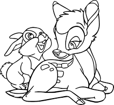 Bambi Bunny Cute Coloring Pages Wecoloringpage Cute Coloring Pages Horse Coloring Pages Cartoon Coloring Pages