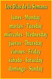 How do you say sunday in spanish? Spanish Benchmark How To Say The Days Of The Week In Spanish Learning Spanish Days Of The Week In Spanish Spanish Question Words