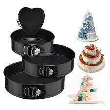 Springform Cake Pan Set 3pcs Round 7 9 10 And 1pcs He Https Www Amazon Com Dp B07bmsqmsx Ref Cm Sw R Springform Pan Cake Cake Pan Set Cake Baking Pans