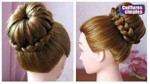 Coiffure mariage tresse diadème cheveux long. Chignon Tresse Facile Tuto Coiffure Simple Et Rapide Cheveux Long Mi Long Video Dailymotion