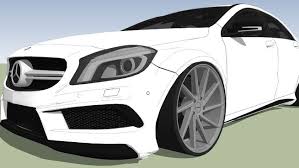 2014 Mercedes Benz A45 Amg W176 Tuning 3d Warehouse Mercedes Benz A45 Amg Car Model