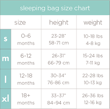 Aden And Anais Sleeping Bag Size Guide