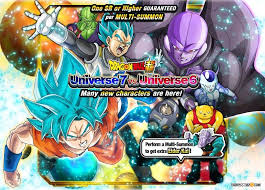 It includes planets, stars, a large amount of galaxies. Dragon Ball Z Dokkan Battle Dragon Ball Super Universe 6 Saga Event 6 New Characters Dbzgames Org
