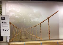 Wall Mural Picture Forest Bridge Decoration Furniture Ikea Modern Design Kunst