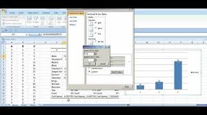 Error Bars In Excel 2007