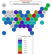 CONSTABLE Last Name Statistics by MyNameStats.com