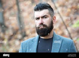 Hipster Appearance Man Bearded Hipster Stylish Fashionable Coat Stylish Beard And Mustache Fall And Winter Season Bearded And Cool Barber Tips Maintain Beard Beard Fashion And Barber Concept Stock Photo Alamy