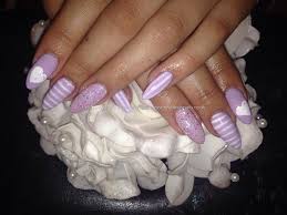 Mia secret nails cuticle oil lilac 1 oz. Eye Candy Nails Training Acrylic Nails With Lilac Gelish Gel Polish Free Hand Nail Art By Joanne Duckmanton On 13 June 2014 At 11 11