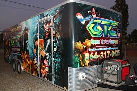 Our game truck ideally needs a level area to ensure the best playing conditions, and for the safety of the guests, we prefer to pull up to a curb. Extreme Game Trailer Game Truck Rental