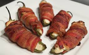 This bacon cream cheese jalapeno poppers recipe is made with 7 ingredients, and is ready in less can you make bacon cream cheese jalapeño poppers ahead? Bacon Wrapped Jalapeno Poppers Her View From Home