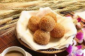 Resep Cara Membuat Onde Onde Wijen Isi Kacang Hijau Food Dim Sum Recipes Indonesian Food