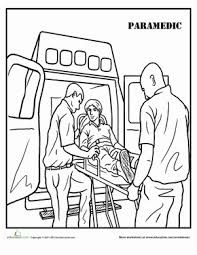 Paramedic Worksheet Education Com Coloring Pages Paramedic Homeschool Social Studies