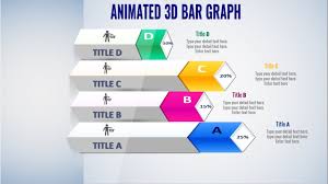 animated powerpoint 3d bar graph slide design free slide